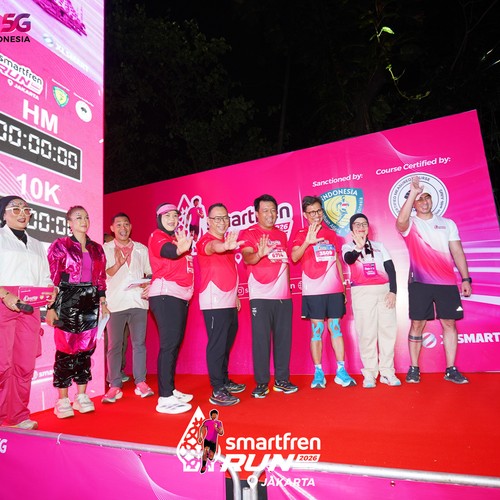 Race photo from SMARTFREN RUN 2026