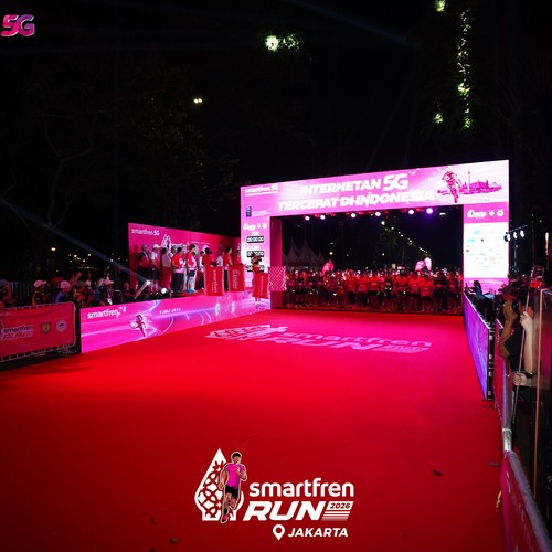 Race photo from SMARTFREN RUN 2026