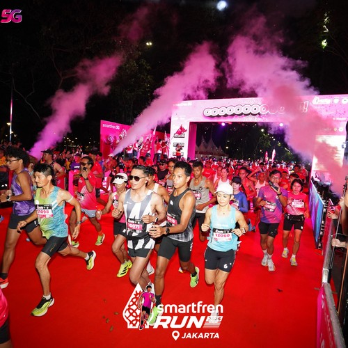 Race photo from SMARTFREN RUN 2026
