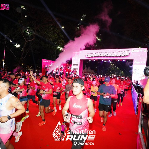 Race photo from SMARTFREN RUN 2026