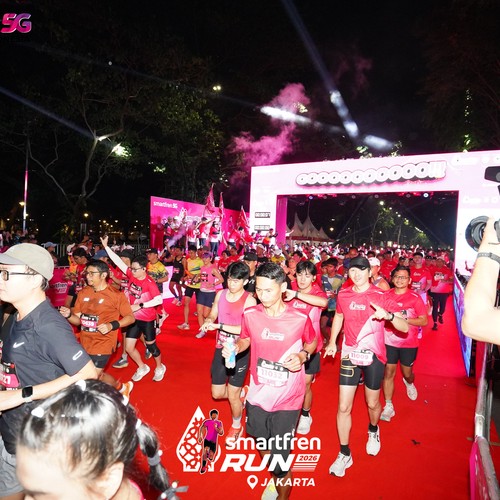 Race photo from SMARTFREN RUN 2026