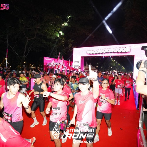 Race photo from SMARTFREN RUN 2026