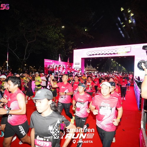Race photo from SMARTFREN RUN 2026