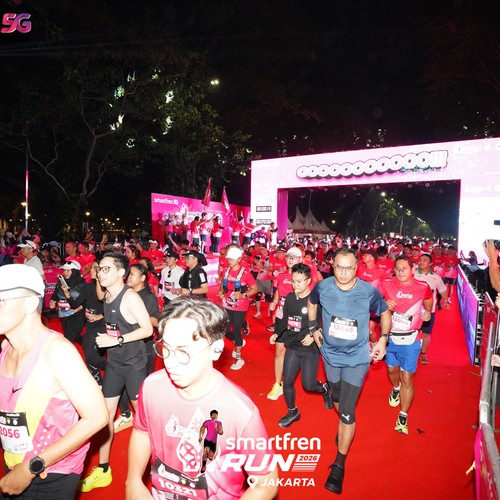 Race photo from SMARTFREN RUN 2026