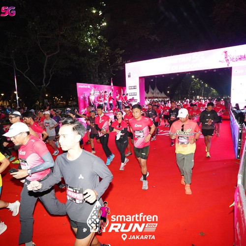 Race photo from SMARTFREN RUN 2026