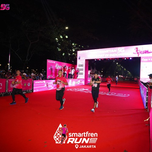 Race photo from SMARTFREN RUN 2026