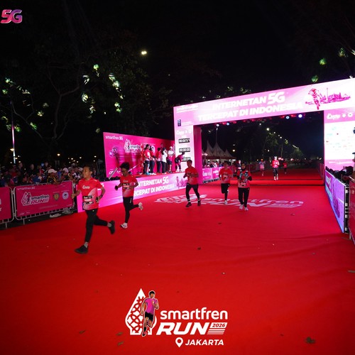 Race photo from SMARTFREN RUN 2026