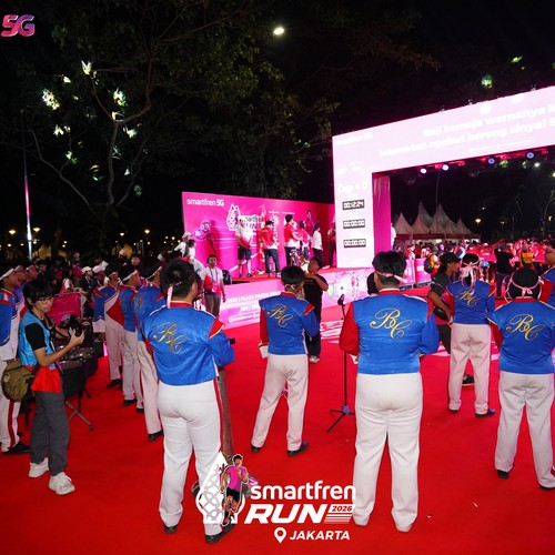 Race photo from SMARTFREN RUN 2026