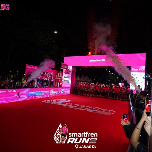 Race photo from SMARTFREN RUN 2026