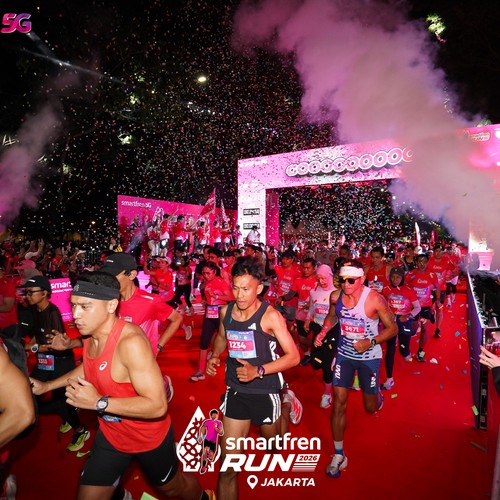 Race photo from SMARTFREN RUN 2026