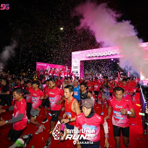 Race photo from SMARTFREN RUN 2026