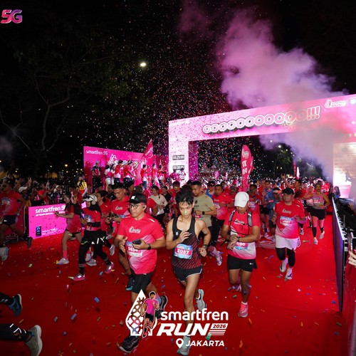 Race photo from SMARTFREN RUN 2026