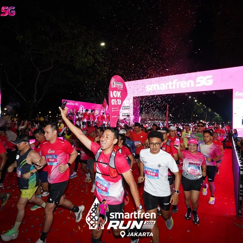 Race photo from SMARTFREN RUN 2026