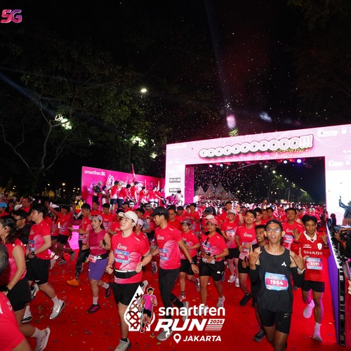Race photo from SMARTFREN RUN 2026