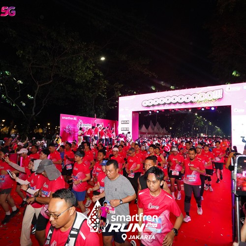 Race photo from SMARTFREN RUN 2026