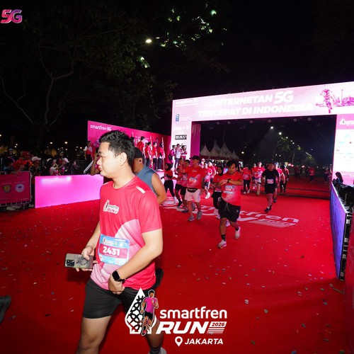 Race photo from SMARTFREN RUN 2026