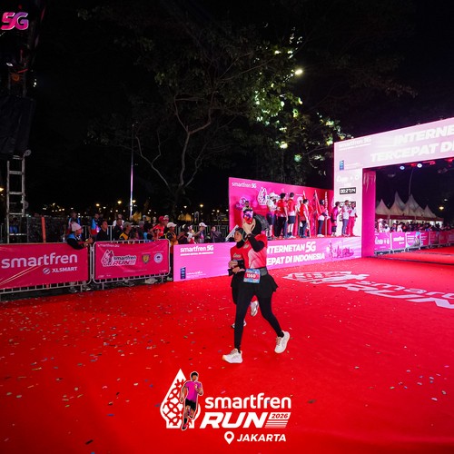 Race photo from SMARTFREN RUN 2026