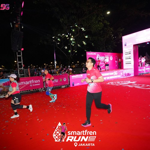 Race photo from SMARTFREN RUN 2026
