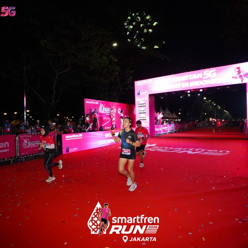 Race photo from SMARTFREN RUN 2026