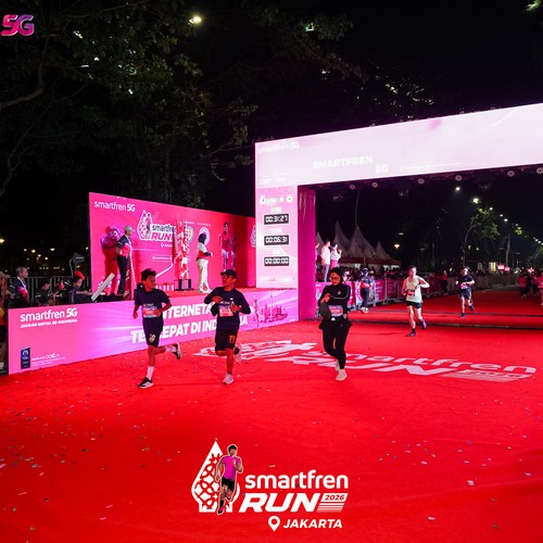 Race photo from SMARTFREN RUN 2026