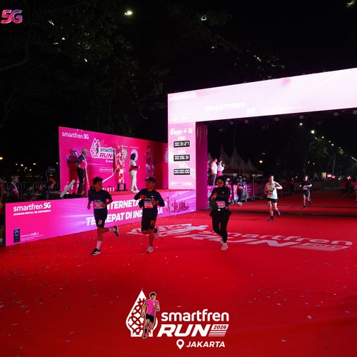 Race photo from SMARTFREN RUN 2026