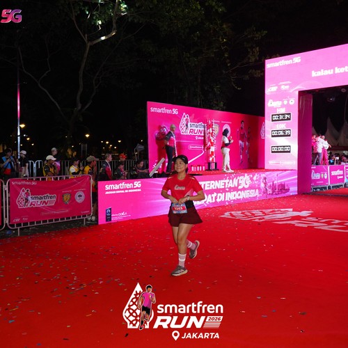 Race photo from SMARTFREN RUN 2026