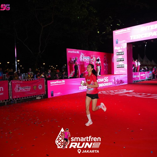 Race photo from SMARTFREN RUN 2026