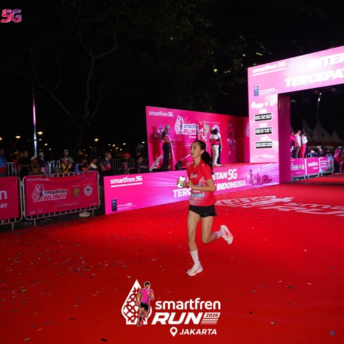 Race photo from SMARTFREN RUN 2026