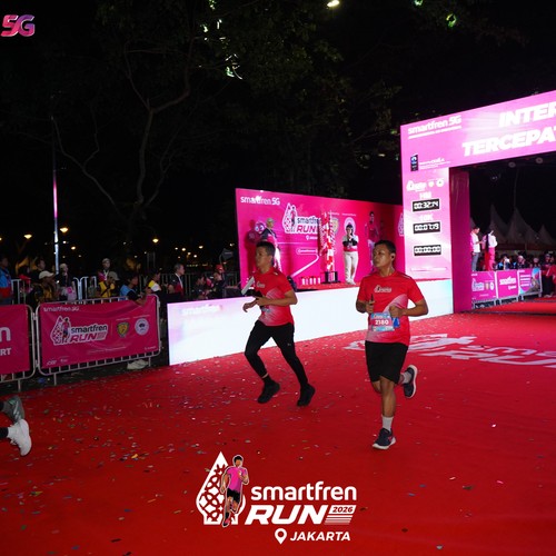 Race photo from SMARTFREN RUN 2026