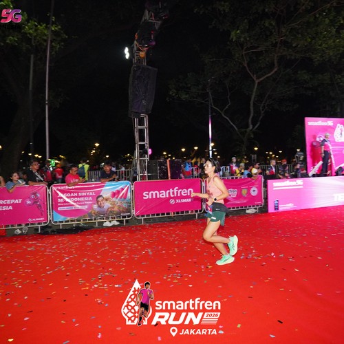Race photo from SMARTFREN RUN 2026