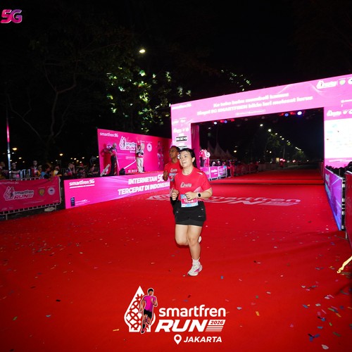 Race photo from SMARTFREN RUN 2026