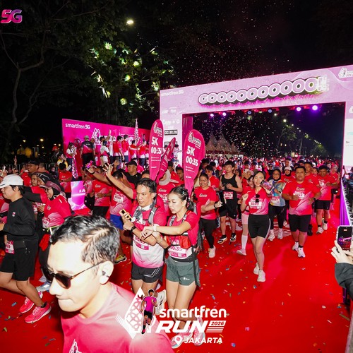 Race photo from SMARTFREN RUN 2026