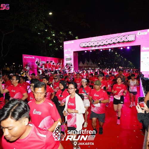 Race photo from SMARTFREN RUN 2026
