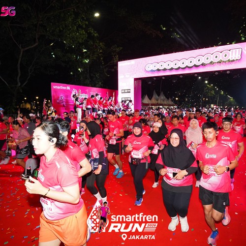 Race photo from SMARTFREN RUN 2026