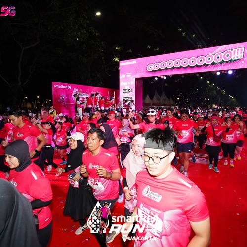 Race photo from SMARTFREN RUN 2026