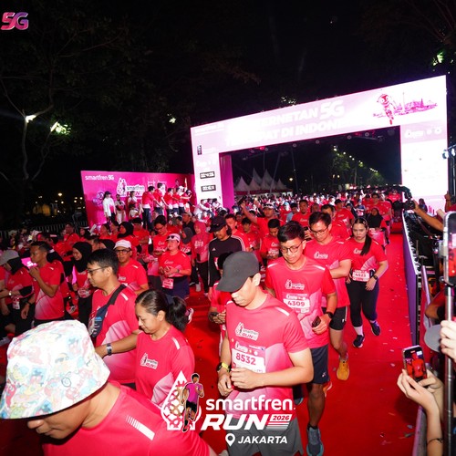 Race photo from SMARTFREN RUN 2026