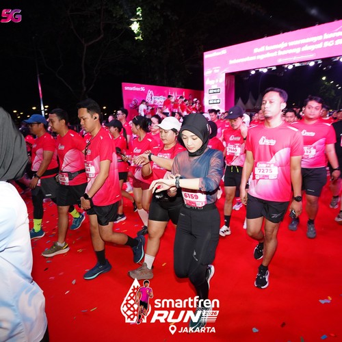 Race photo from SMARTFREN RUN 2026