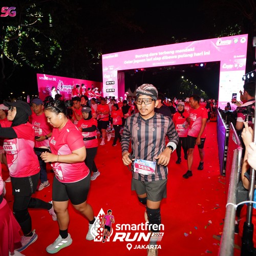 Race photo from SMARTFREN RUN 2026