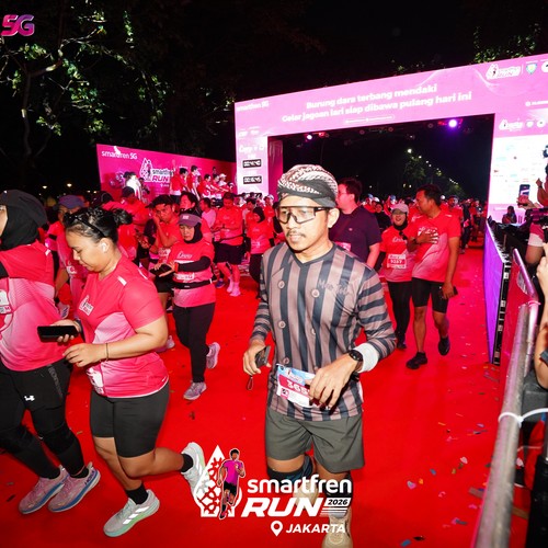 Race photo from SMARTFREN RUN 2026