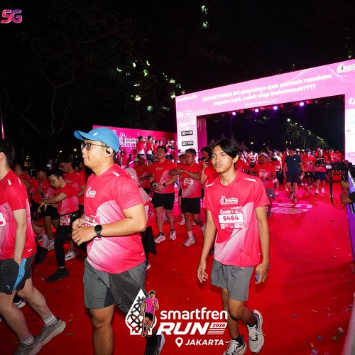 Race photo from SMARTFREN RUN 2026