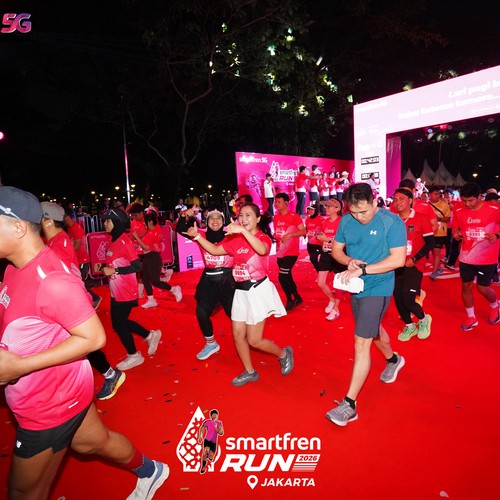 Race photo from SMARTFREN RUN 2026