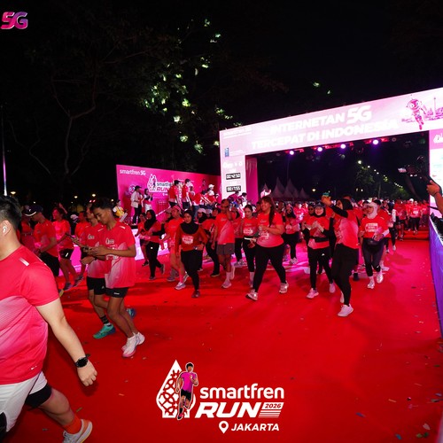 Race photo from SMARTFREN RUN 2026