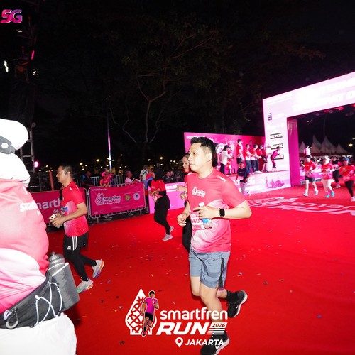 Race photo from SMARTFREN RUN 2026