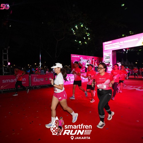 Race photo from SMARTFREN RUN 2026