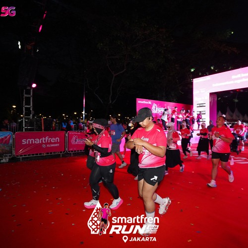 Race photo from SMARTFREN RUN 2026