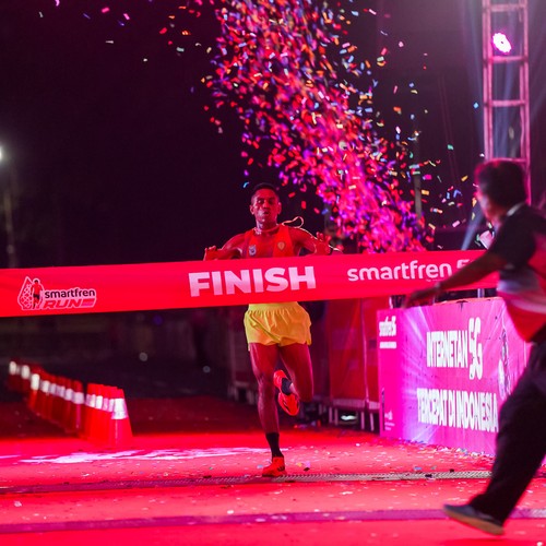 Race photo from SMARTFREN RUN 2026