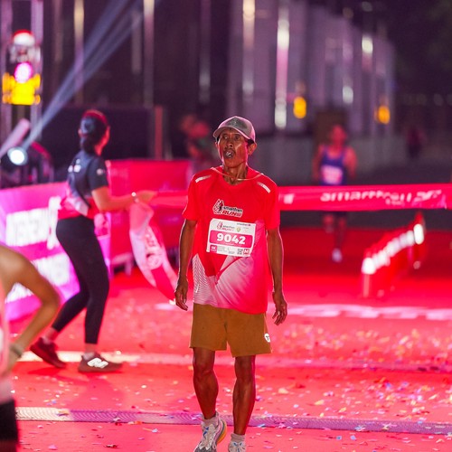 Race photo from SMARTFREN RUN 2026