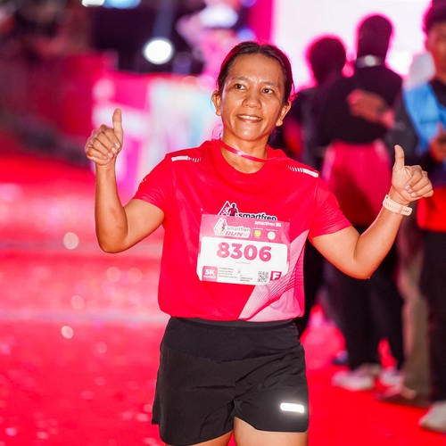 Race photo from SMARTFREN RUN 2026