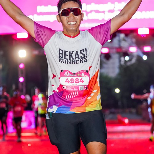 Race photo from SMARTFREN RUN 2026