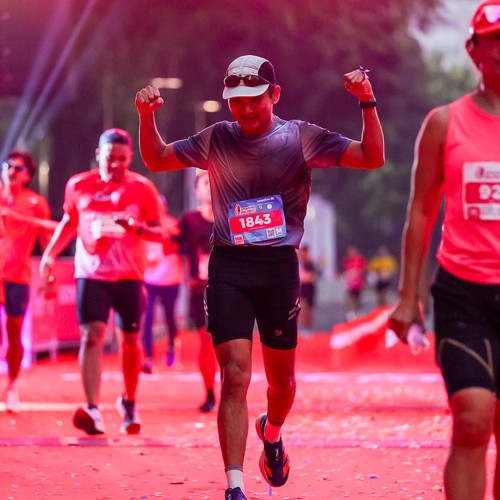 Race photo from SMARTFREN RUN 2026